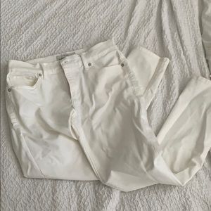 Lucky Brand Brooke crop white jeans
